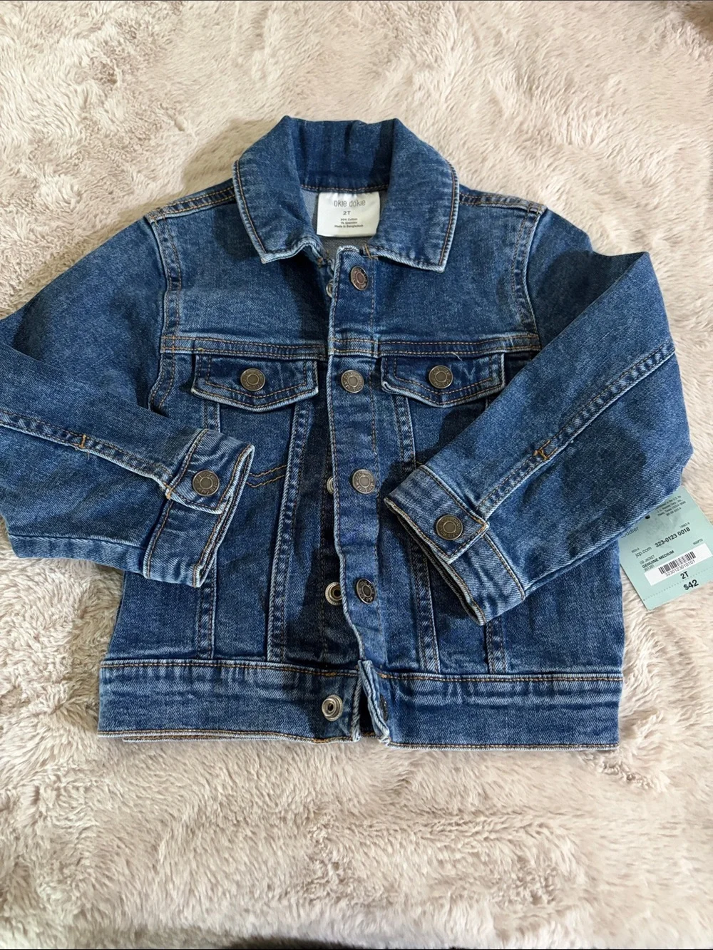 okie dokie Blue Kids Denim Jacket